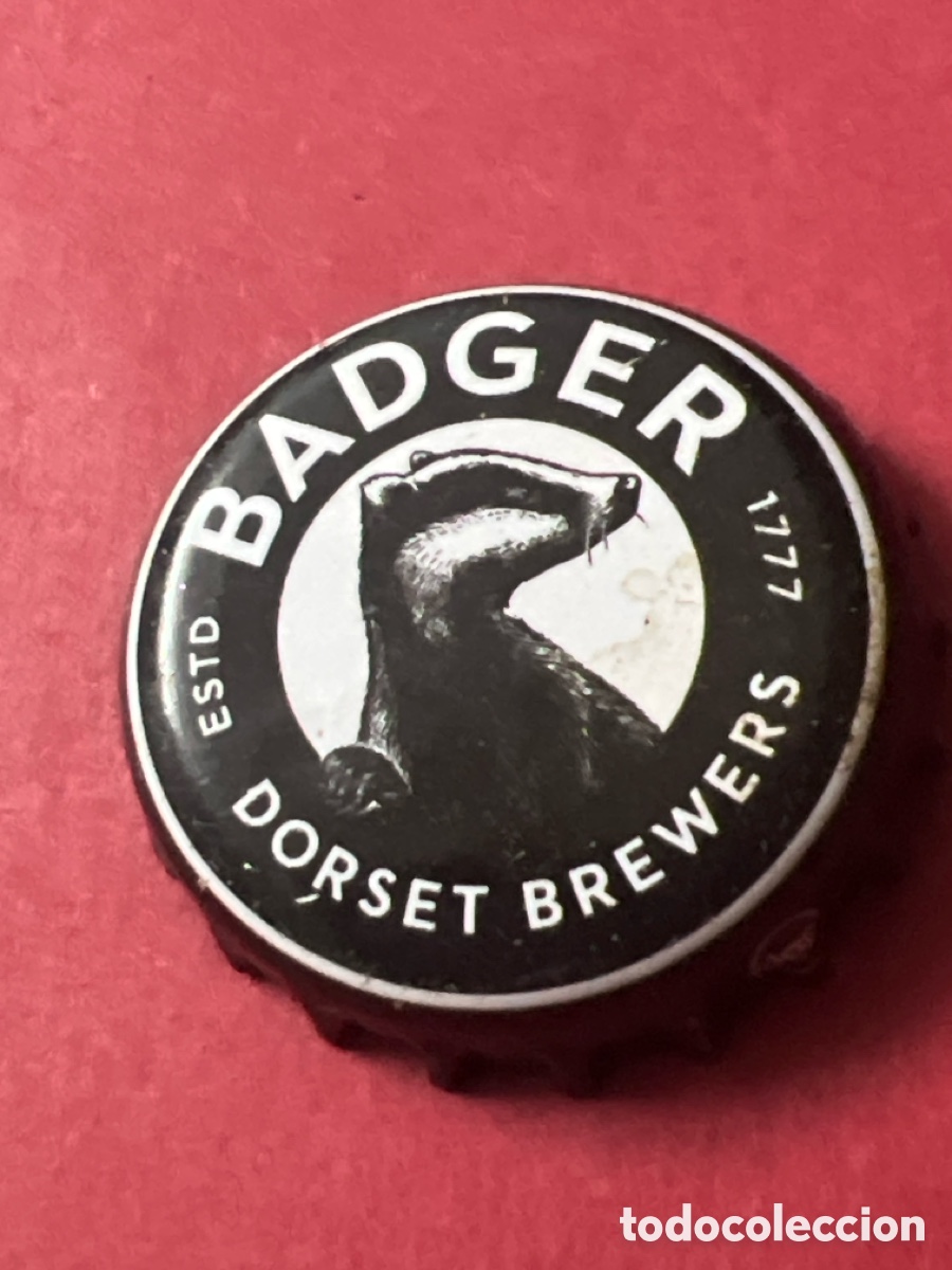Coleccionismo de cervezas: T4/X15/N6. CHAPA CERVEZA - BADGER - REINO UNIDO
