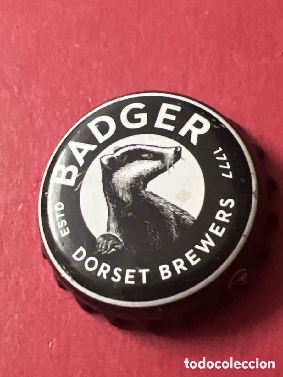 Coleccionismo de cervezas: T4/X15/O1.CHAPA CERVEZA - BADGER - REINO UNIDO