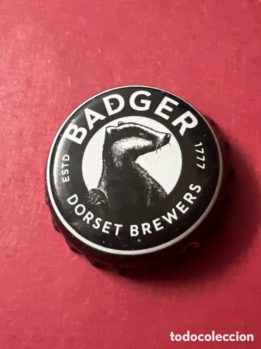 Coleccionismo de cervezas: T4/X15/O2. CHAPA CERVEZA - BADGER - REINO UNIDO