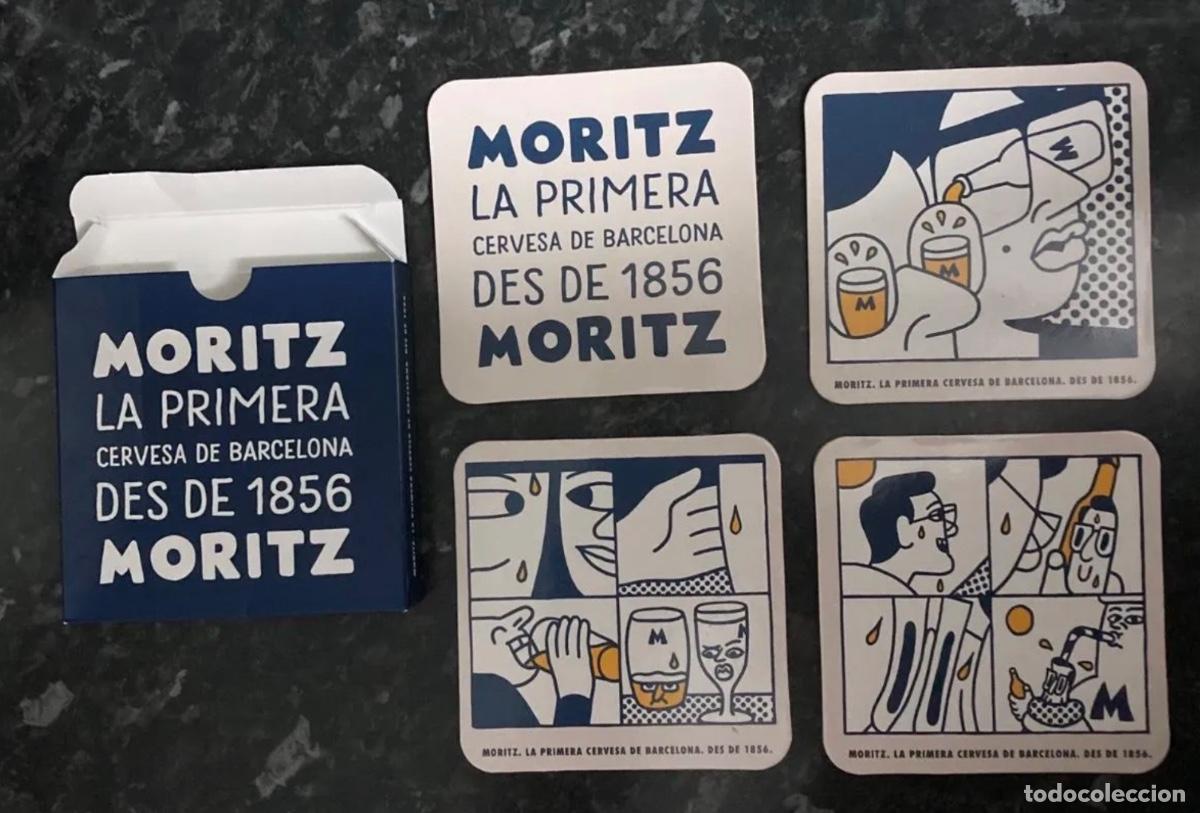 Coleccionismo de cervezas: Posavasos moritz de cart&oacute;n grueso