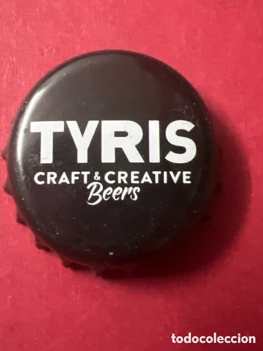 Coleccionismo de cervezas: T4/X11/D6. Chapa tap&oacute;n corona de la cerveza espa&ntilde;ola TYRIS CRAFT & CREATIVE BEERS