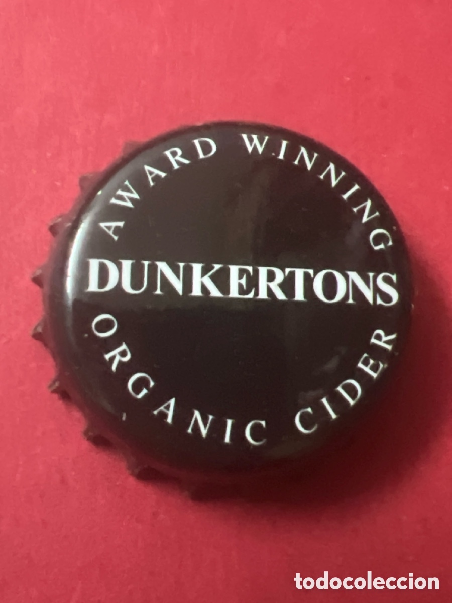 Coleccionismo de cervezas: T4/X20/21. CHAPA - Dunkertons Organic Cider Bottle Top Crown Star Cap Used Herefordshire