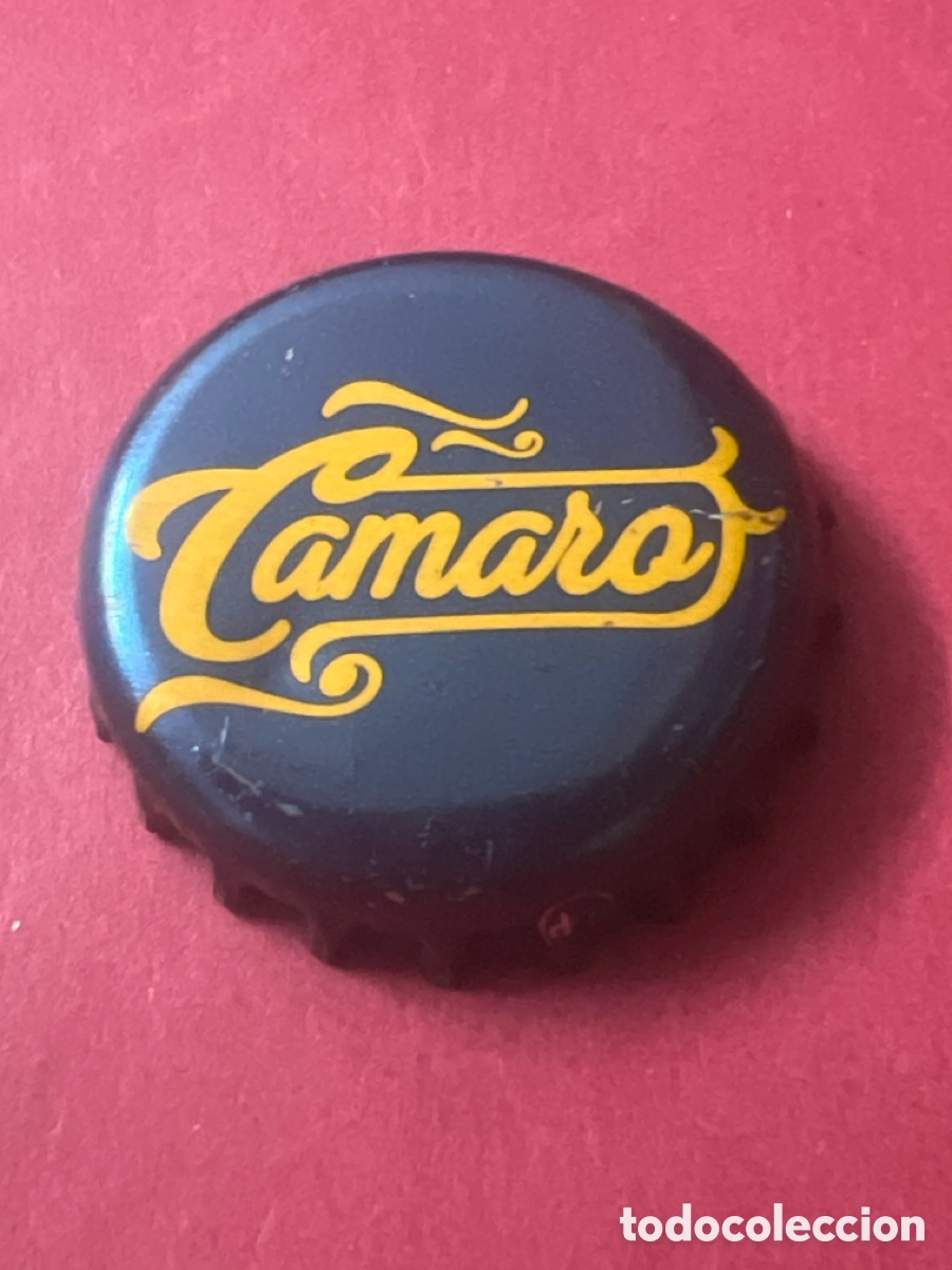 Coleccionismo de cervezas: T4/X20/26. Chapa tap&oacute;n corona de la cerveza alemana CAMARO (Supermercados LIDL)