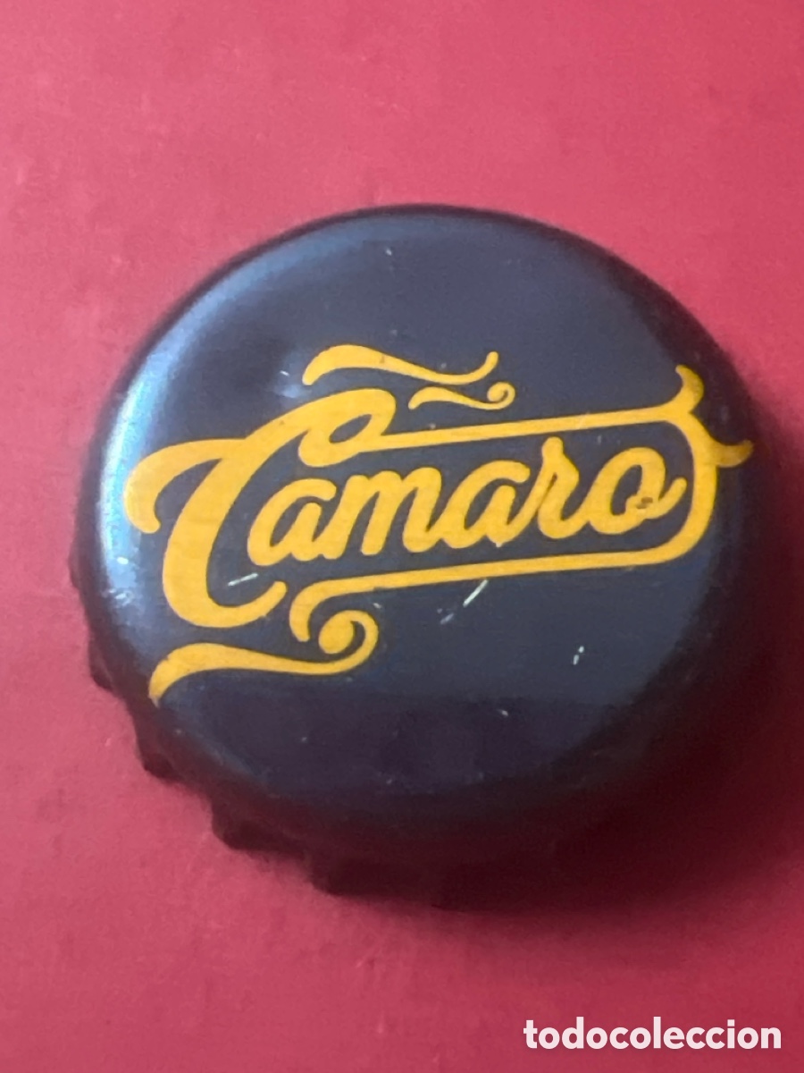 Coleccionismo de cervezas: T4/X20/27. Chapa tap&oacute;n corona de la cerveza alemana CAMARO (Supermercados LIDL)