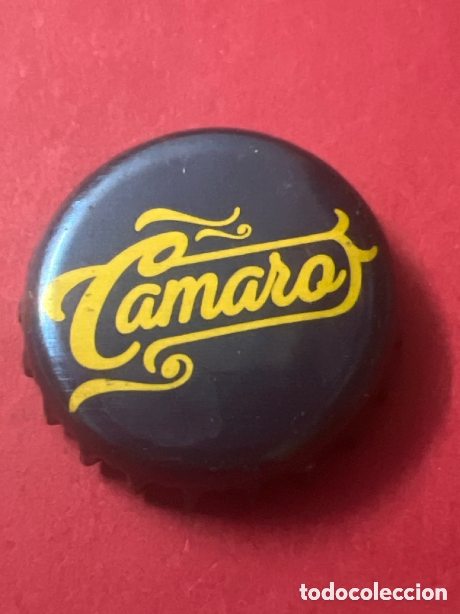 Coleccionismo de cervezas: T4/X20/28. Chapa tap&oacute;n corona de la cerveza alemana CAMARO (Supermercados LIDL)