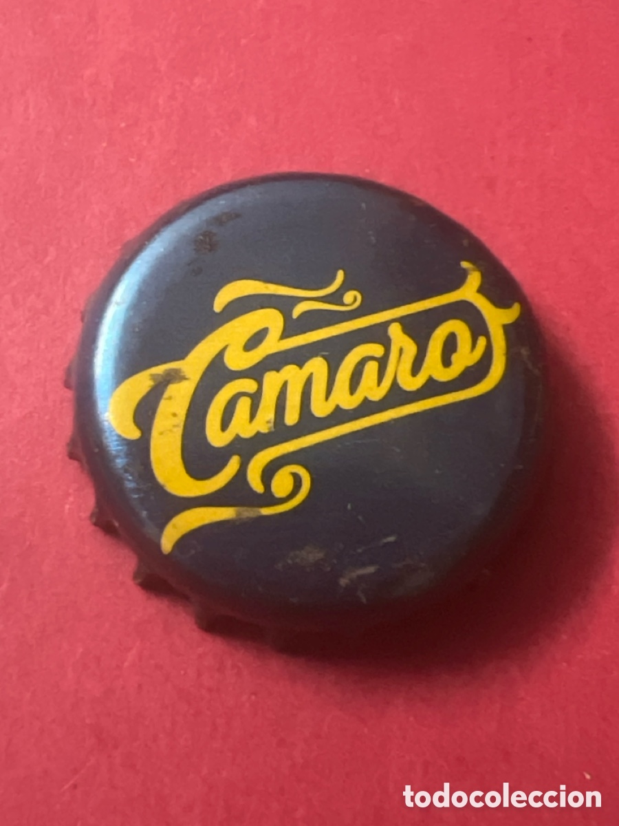 Coleccionismo de cervezas: T4/X20/30. Chapa tap&oacute;n corona de la cerveza alemana CAMARO (Supermercados LIDL)