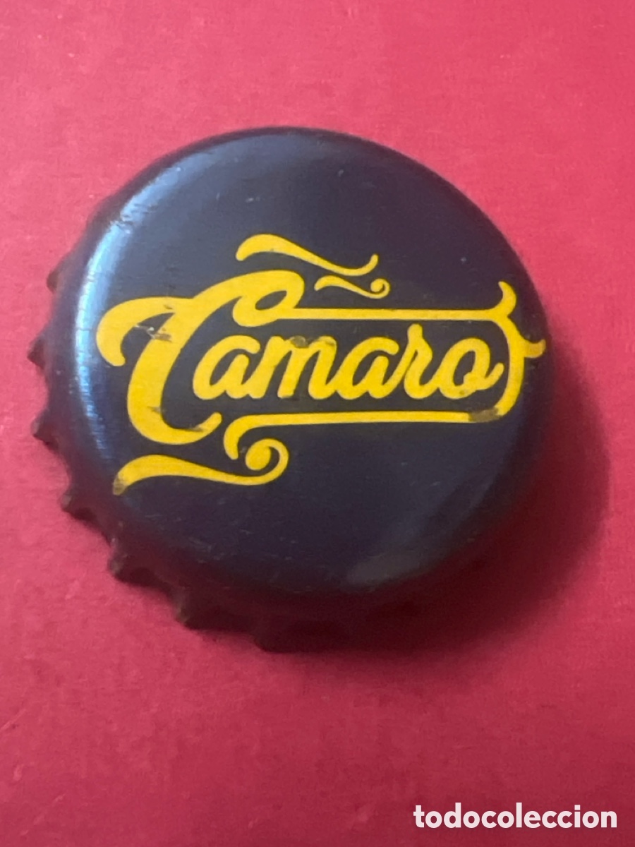 Coleccionismo de cervezas: T4/X20/31. Chapa tap&oacute;n corona de la cerveza alemana CAMARO (Supermercados LIDL)
