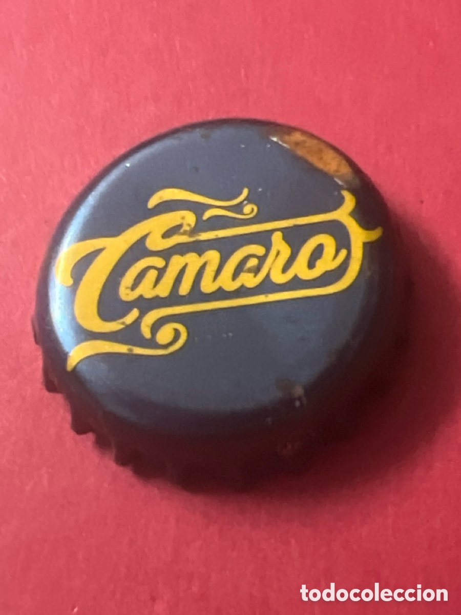 Coleccionismo de cervezas: T4/X20/32. Chapa tap&oacute;n corona de la cerveza alemana CAMARO (Supermercados LIDL)