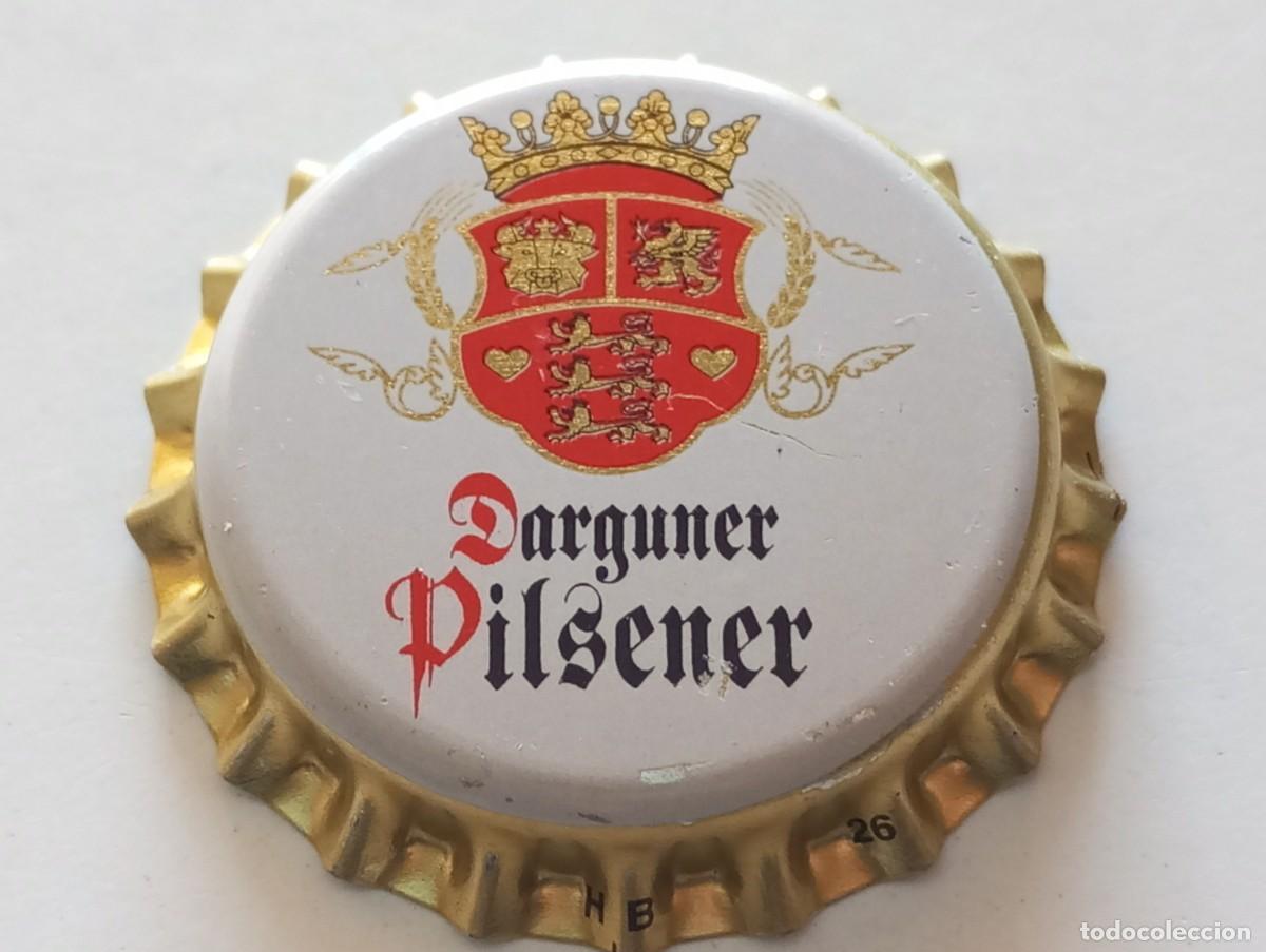 Coleccionismo de cervezas: Chapa tap&oacute;n corona NUEVO de la cerveza alemana DARGUNER PILSENER