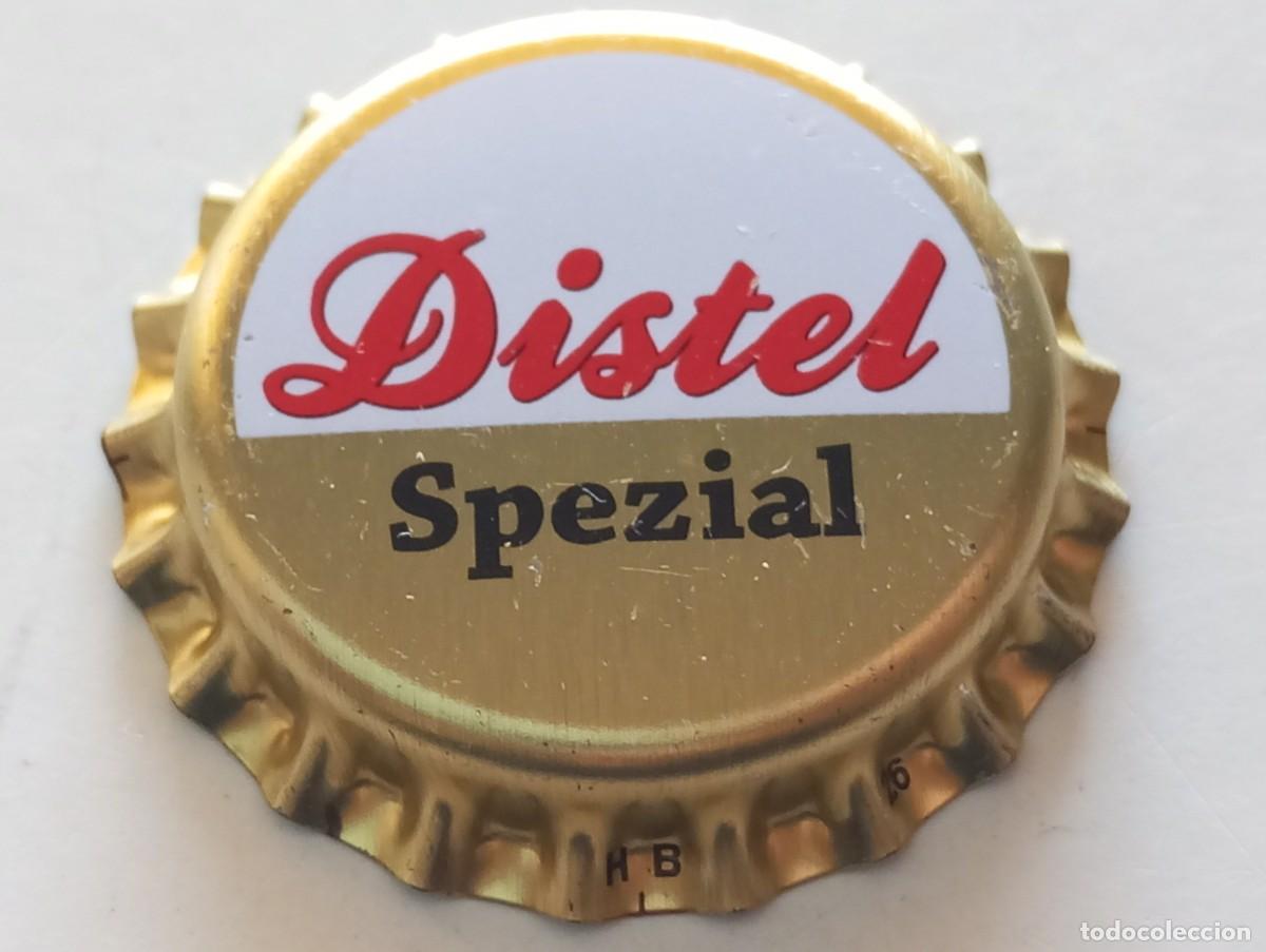 Coleccionismo de cervezas: Chapa tap&oacute;n corona NUEVO de la cerveza alemana DISTEL SPEZIAL