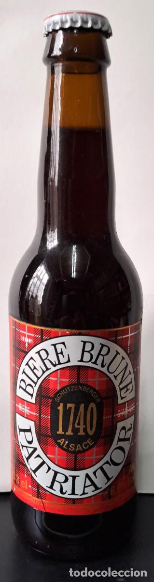Coleccionismo de cervezas: BOTELLIN DE CERVEZA PARA COLECCIONISMO, BIERE BRUNE PATRIATOR BELGICA 33cl. BOTELLIN-69