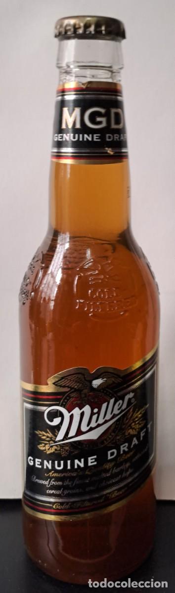 Coleccionismo de cervezas: BOTELLIN DE CERVEZA PARA COLECCIONISMO, MILLER GENUINE DRAFT U.S.A. 33cl. BOTELLIN-70
