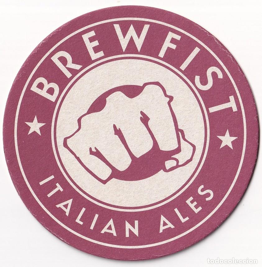 Coleccionismo de cervezas: Posavasos cerveza Brewfist Italia original cervecer&iacute;a bar craft beer colecci&oacute;n italiano Italian ales