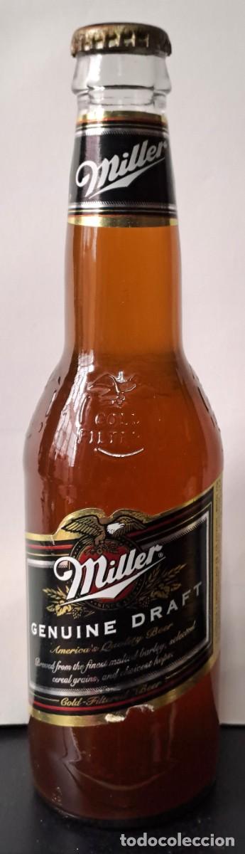 Coleccionismo de cervezas: BOTELLIN DE CERVEZA PARA COLECCIONISMO, MILLER GENUINE DRAFT U.S.A. 33cl. BOTELLIN-71