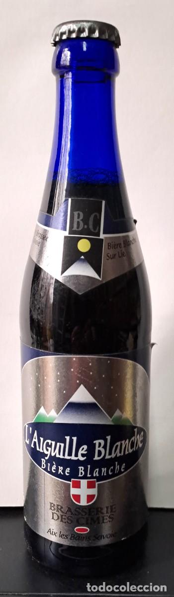 Coleccionismo de cervezas: BOTELLIN DE CERVEZA PARA COLECCIONISMO, L&acute;ALGUILLE BLANCHE FRANCIA 33cl. BOTELLIN-72