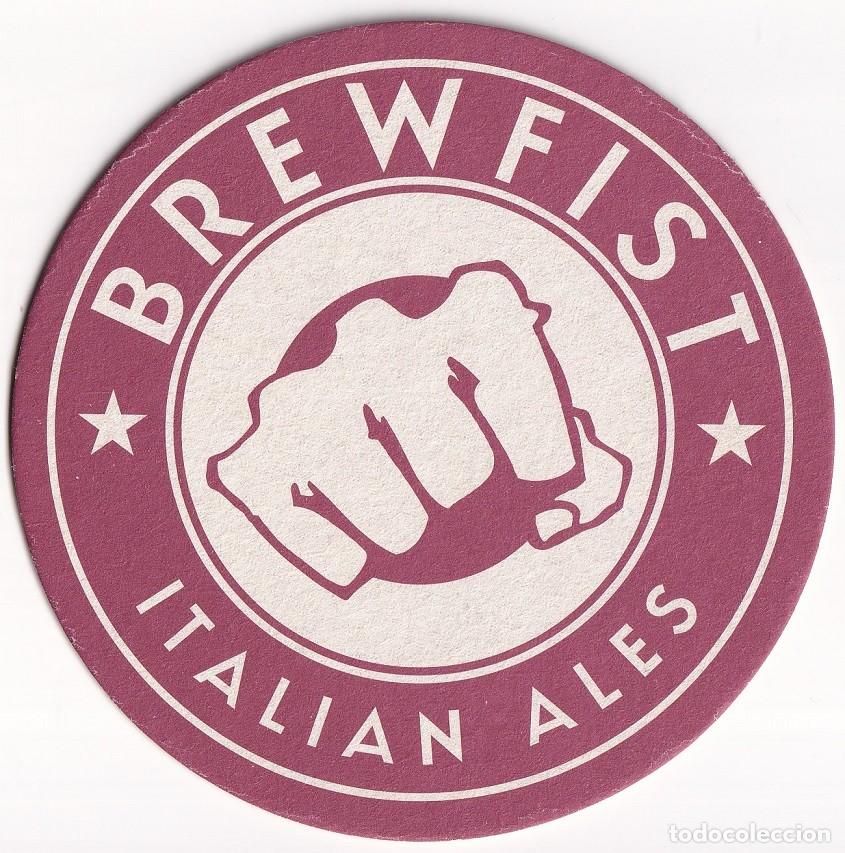Coleccionismo de cervezas: Posavasos cerveza Brewfist Italia original cervecer&iacute;a bar craft beer colecci&oacute;n italiano Italian ales