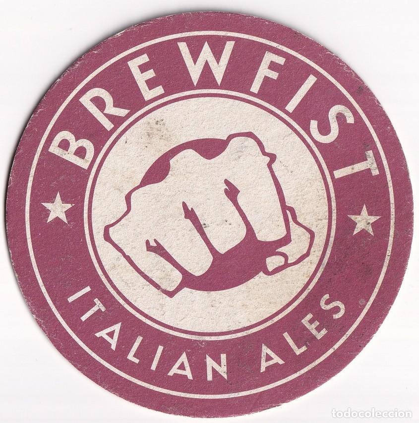 Coleccionismo de cervezas: Posavasos cerveza Brewfist Italia original cervecer&iacute;a bar craft beer colecci&oacute;n italiano Italian ales