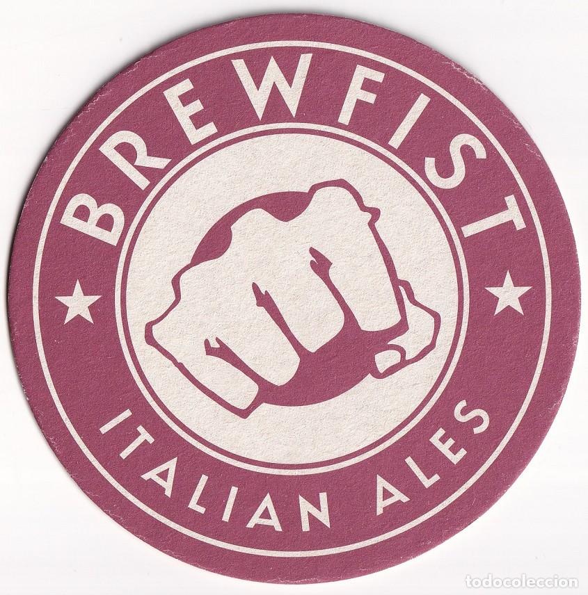 Coleccionismo de cervezas: Posavasos cerveza Brewfist Italia original cervecer&iacute;a bar craft beer colecci&oacute;n italiano Italian ales