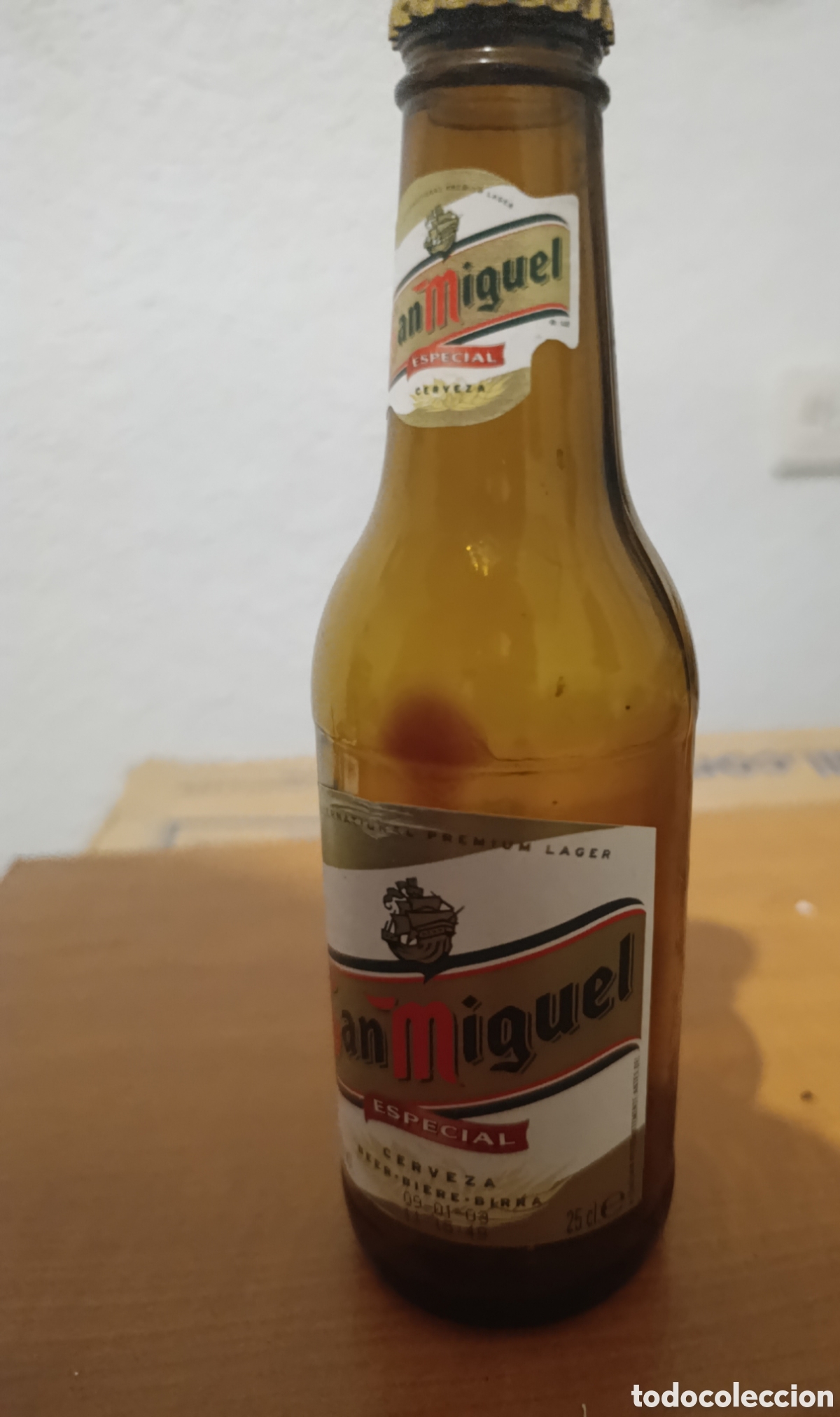 Coleccionismo de cervezas: Botella Cerveza San Miguel Especial - Fecha 2003 -