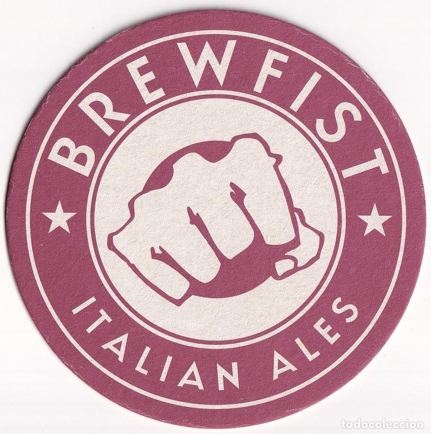 Coleccionismo de cervezas: Posavasos cerveza Brewfist Italia original cervecer&iacute;a bar craft beer colecci&oacute;n italiano Italian ales