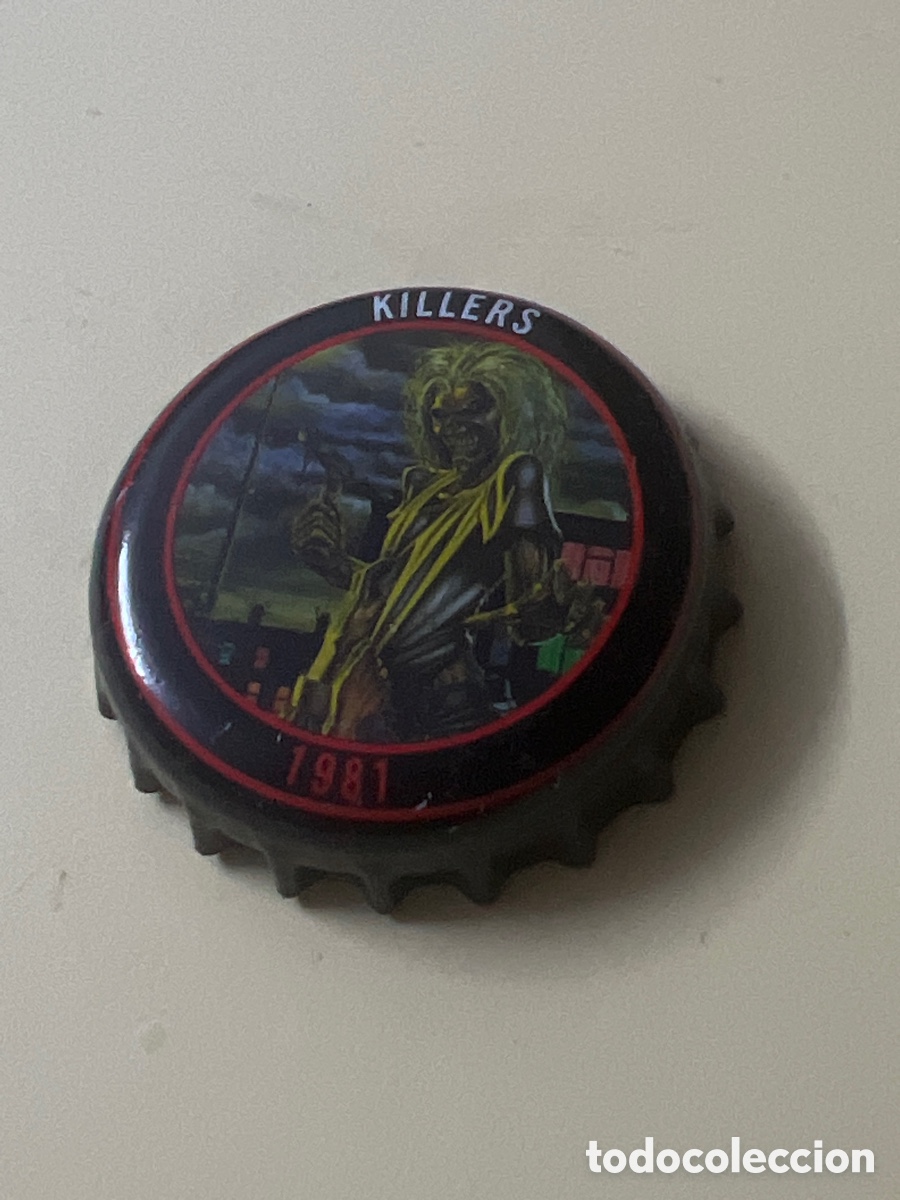 Coleccionismo de cervezas: T4/X19/E3. CHAPA CERVEZA IRON MAIDEN - KILLERS
