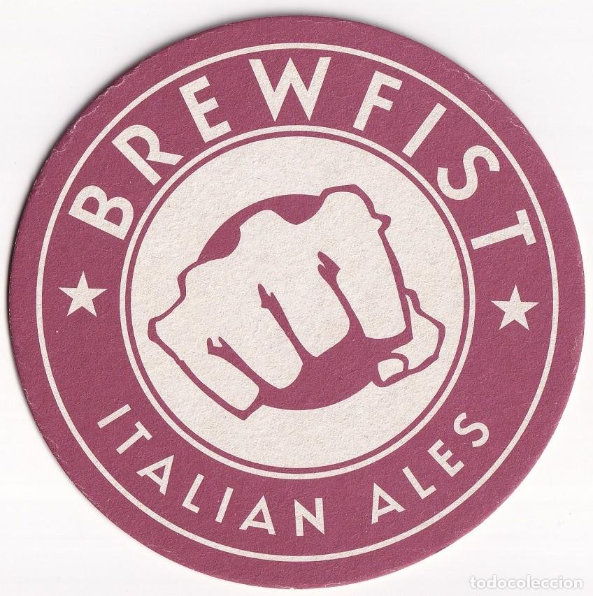 Coleccionismo de cervezas: Posavasos cerveza Brewfist Italia original cervecer&iacute;a bar craft beer colecci&oacute;n italiano Italian ales