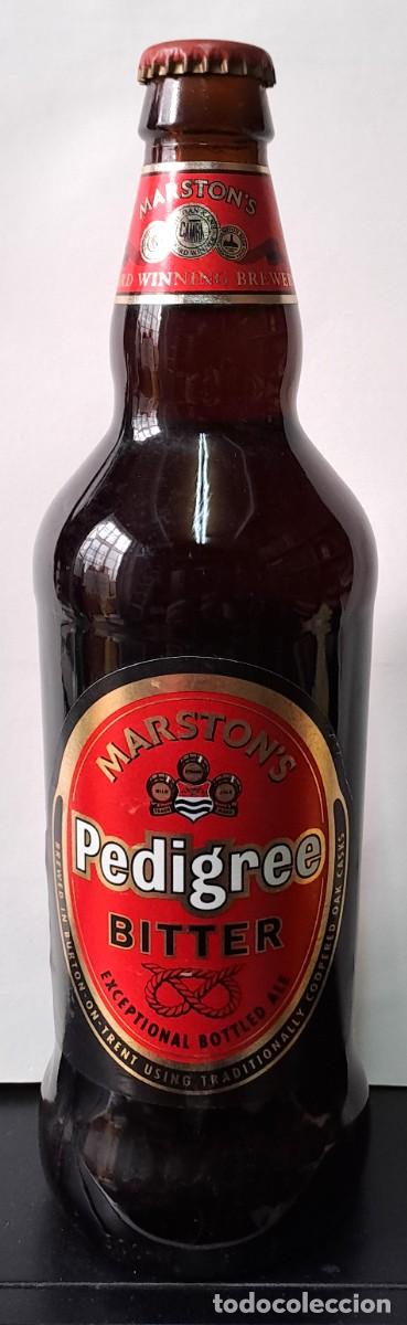 Coleccionismo de cervezas: BOTELLIN DE CERVEZA PARA COLECCIONISMO, MARSTON&acute;S PEDIGREE INGLATERRA 50cl. BOTELLIN-80