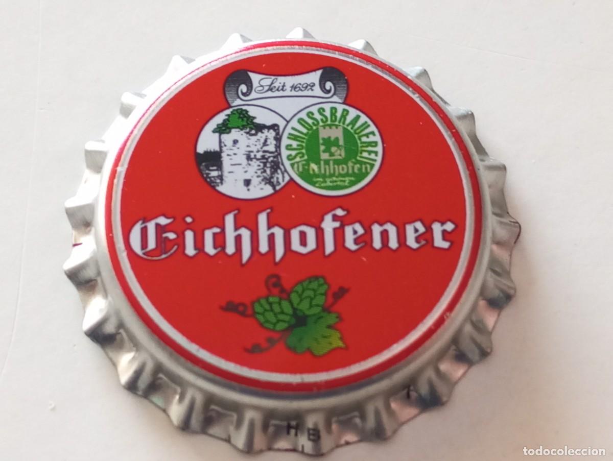 Coleccionismo de cervezas: Chapa tap&oacute;n corona NUEVO de la cerveza alemana EICHHOFENER SEIT 1692