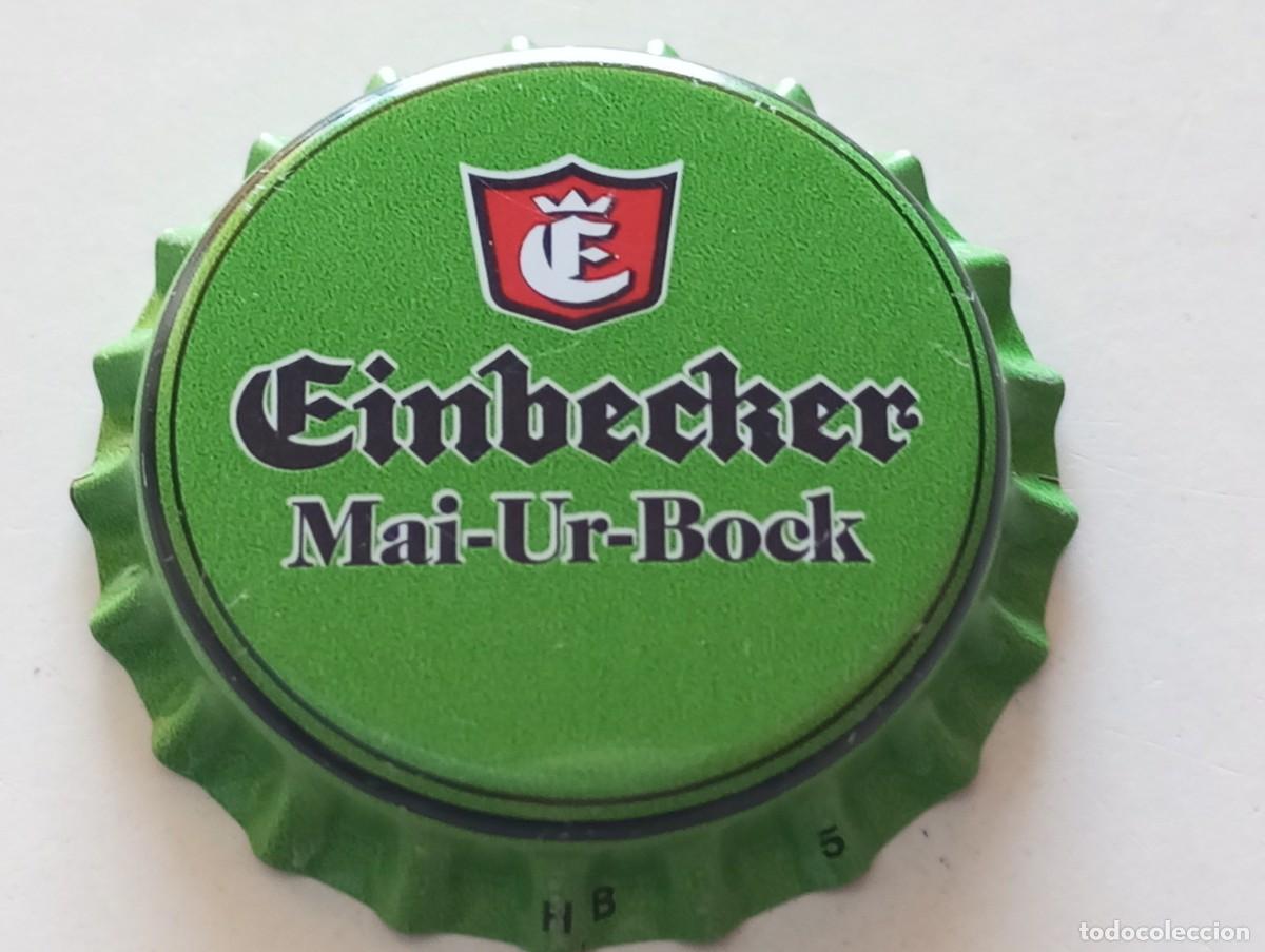 Coleccionismo de cervezas: Chapa tap&oacute;n corona NUEVO de la cerveza alemana EINBECKER MAI-UR-BOCK