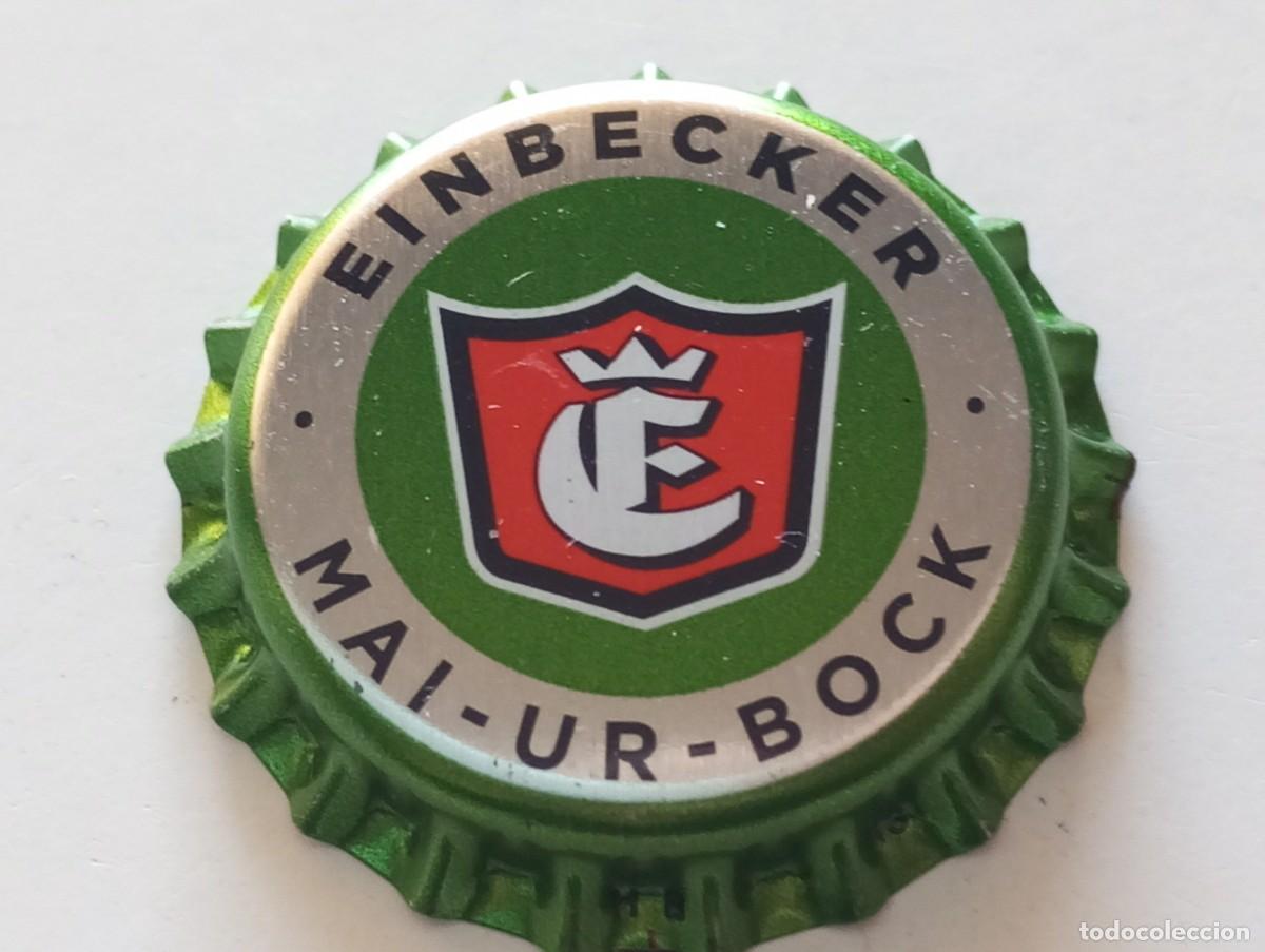 Coleccionismo de cervezas: Chapa tap&oacute;n corona NUEVO de la cerveza alemana EINBECKER MAI-UR-BOCK