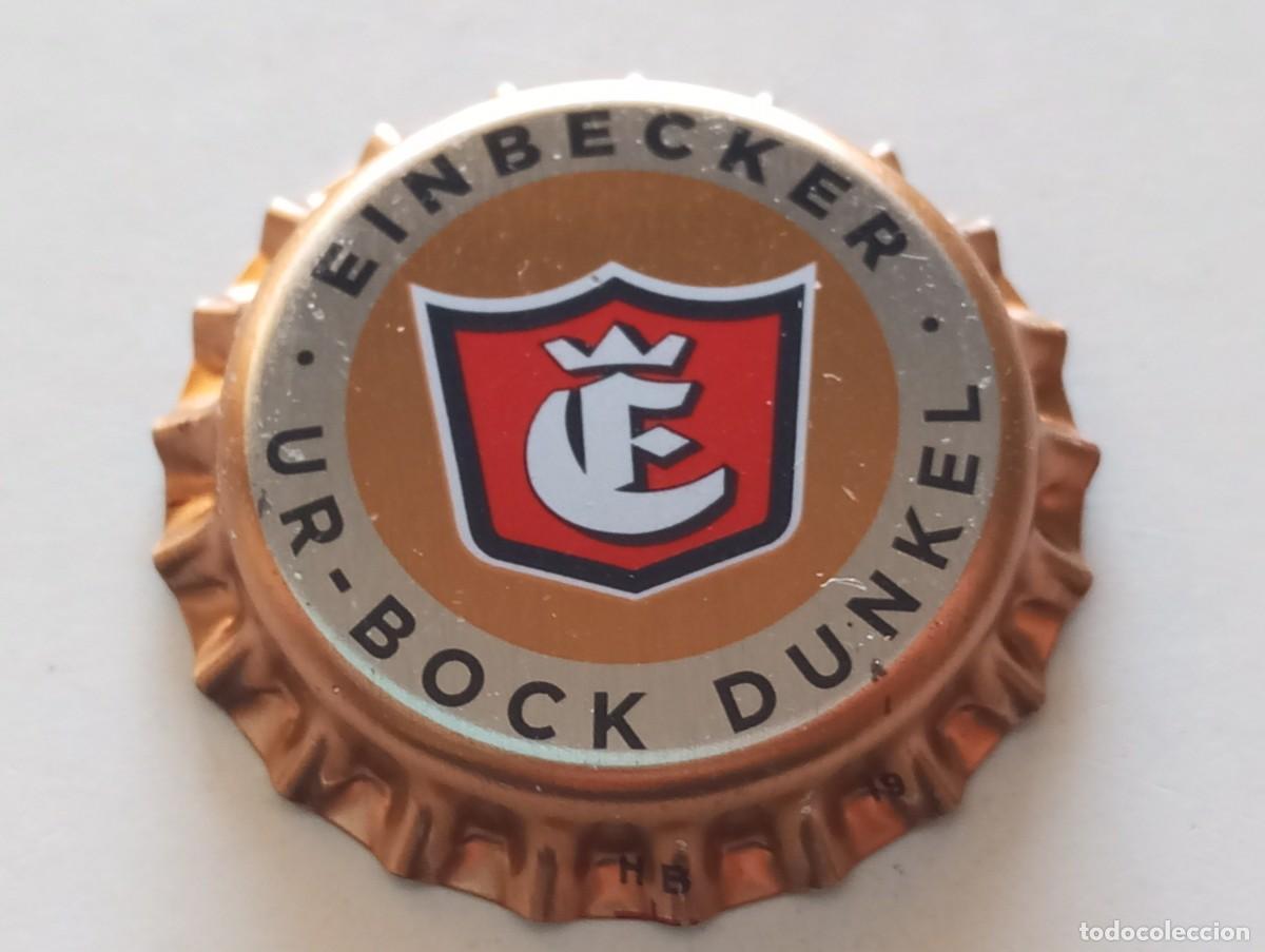 Coleccionismo de cervezas: Chapa tap&oacute;n corona NUEVO de la cerveza alemana EINBECKER UR-BOCK DUNKEL