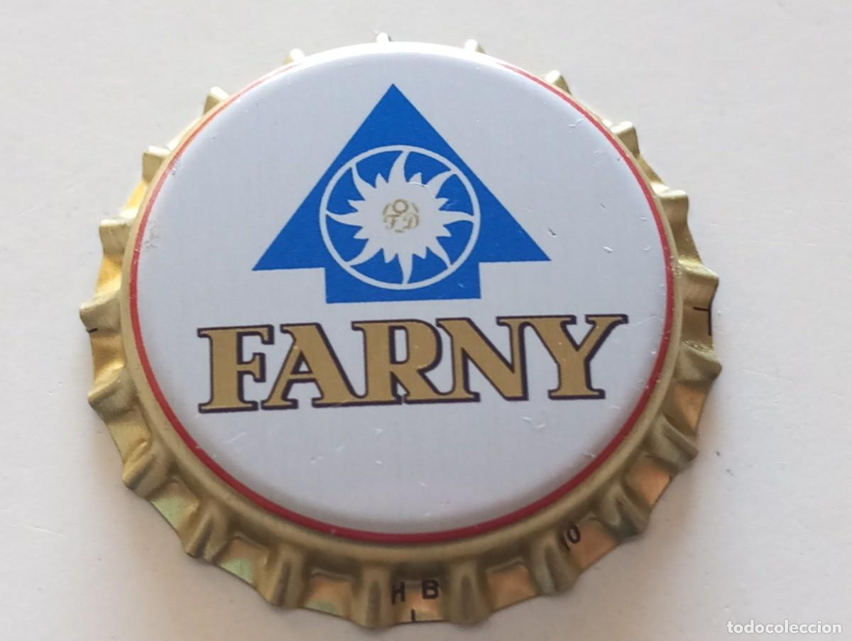 Coleccionismo de cervezas: Chapa tap&oacute;n corona NUEVO de la cerveza alemana FARNY