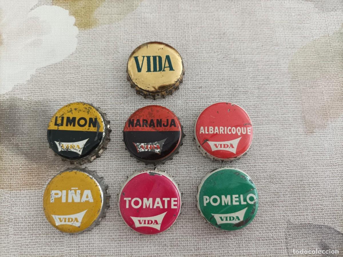 Coleccionismo de cervezas: Chapas tapon corona zumos vida antiguas