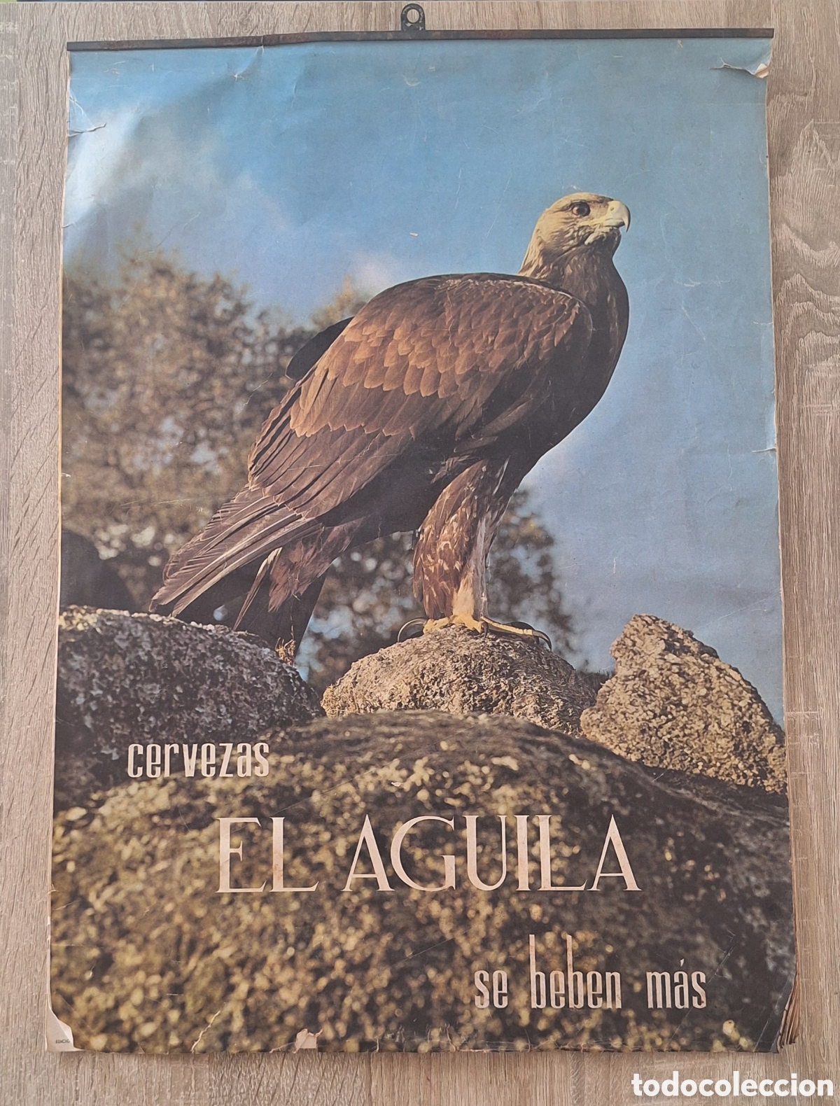 Coleccionismo de cervezas: Antiguo Calendario de Pared Cervezas El Aguila - A&ntilde;o 1966