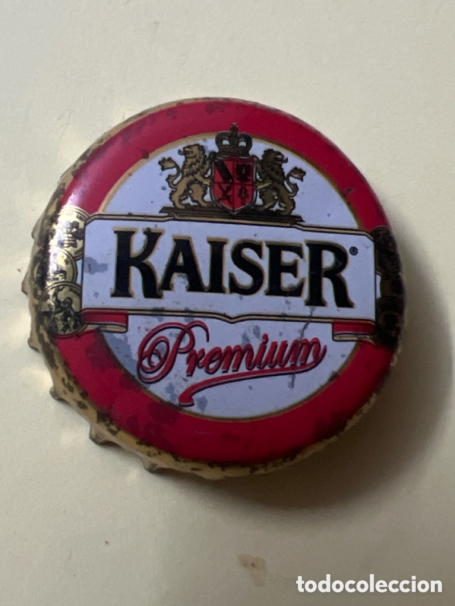 Coleccionismo de cervezas: T4/X13/G3. Chapa Cerveza Kaiser Fasstyp