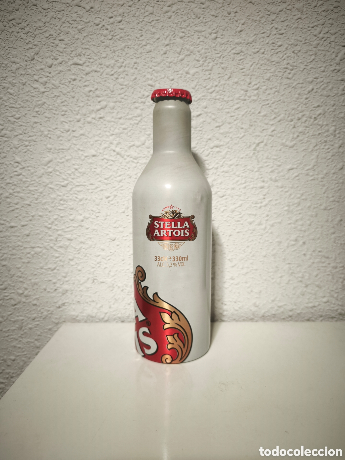 Coleccionismo de cervezas: Botella cerveza aluminio Stella Artois