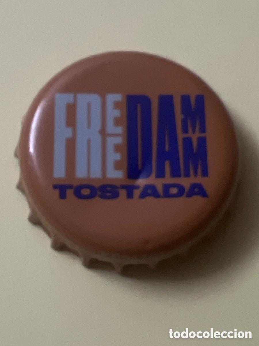 Coleccionismo de cervezas: T4/X16/D3. chapa tap&oacute;n corona de cerveza, free damm, tostada.