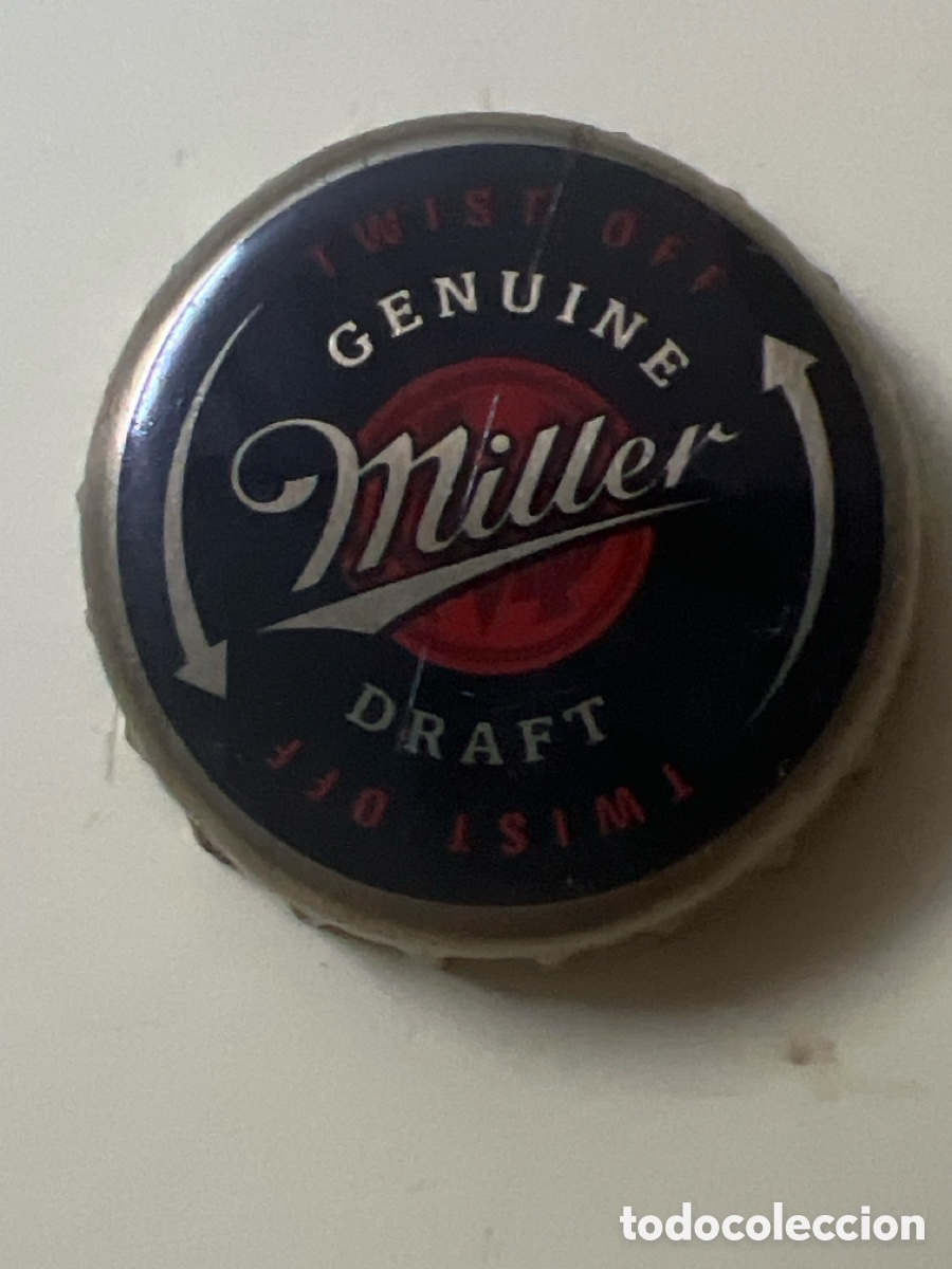 Coleccionismo de cervezas: T4/X16/G1. CHAPA TAPON CORONA MILLER