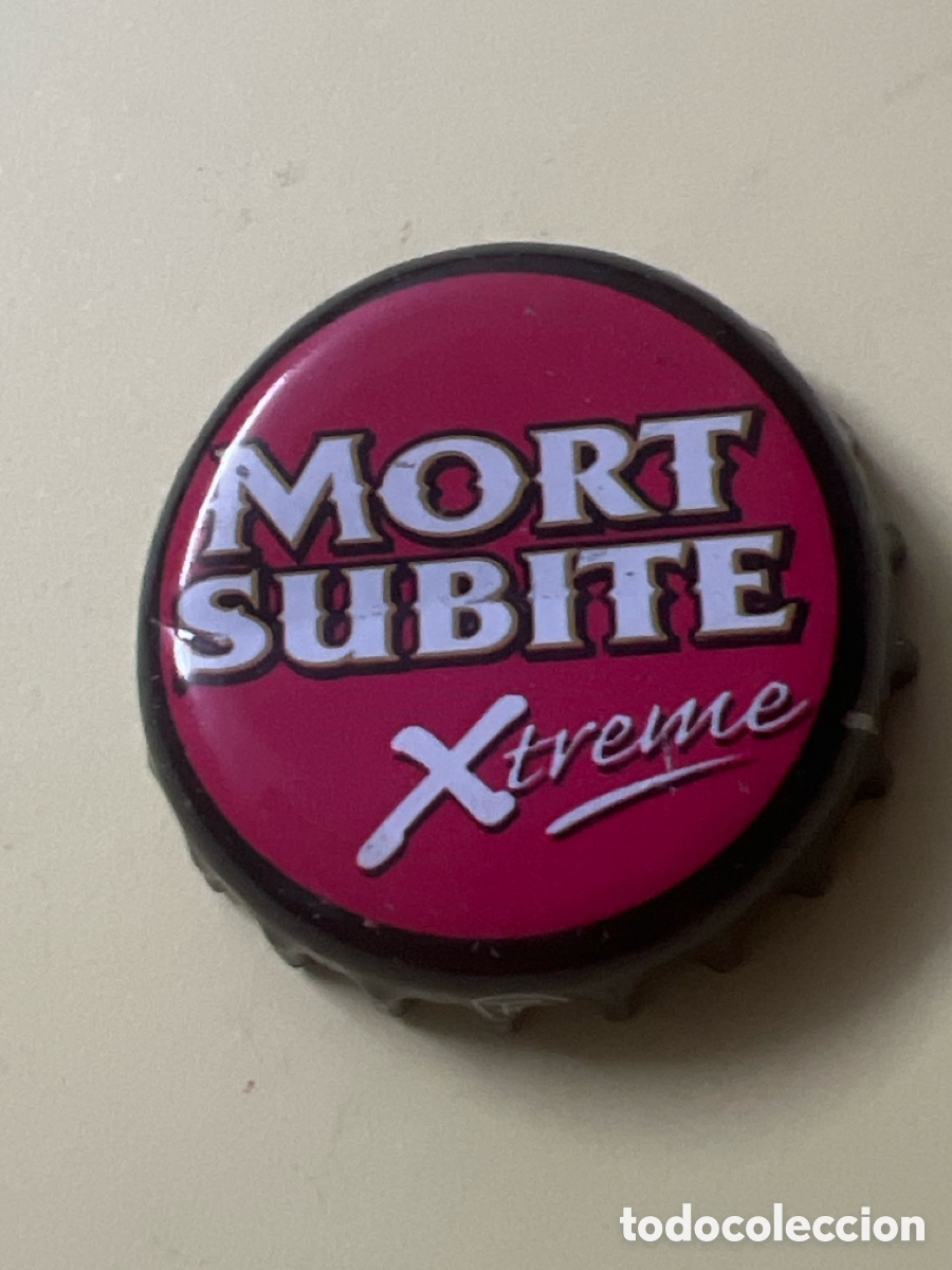 Coleccionismo de cervezas: T4/X16/G3. Chapa, Tap&oacute;n Corona, De Mort Subite Xtreme.0,30