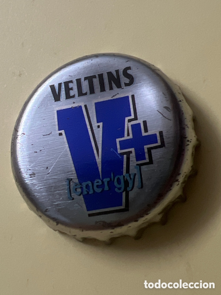 Coleccionismo de cervezas: T4/X16/H6. Chapa tap&oacute;n corona de la cerveza alemana VELTINS ENERGY