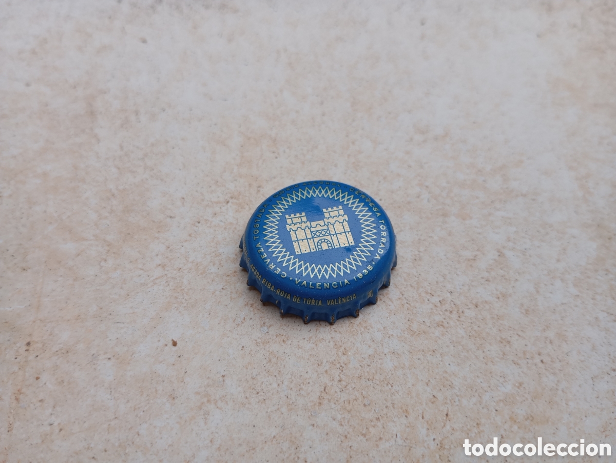 Coleccionismo de cervezas: Chapa Cerveza Turia 0,0 Tostada (U)