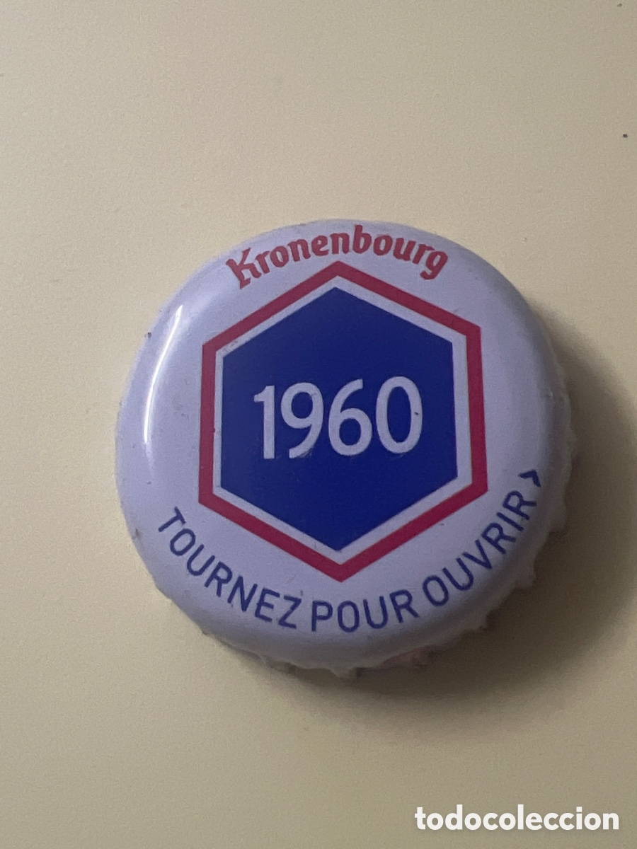 Coleccionismo de cervezas: T4/X20/A5, CHAPA CERVEZA - KRONENBOURG