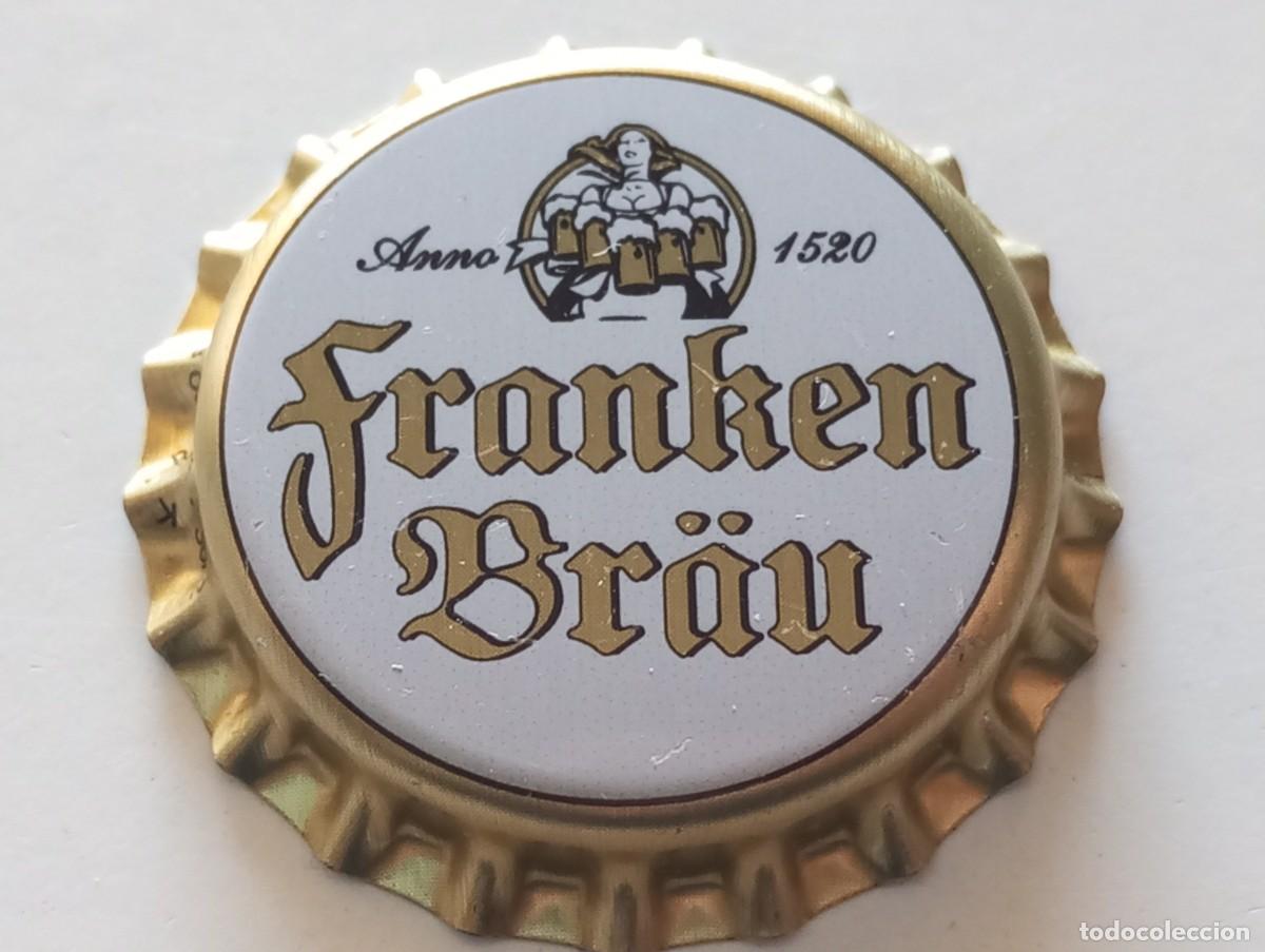 Coleccionismo de cervezas: Chapa tap&oacute;n corona NUEVO de la cerveza alemana FRANKEN BR&Auml;U ANNO 1520