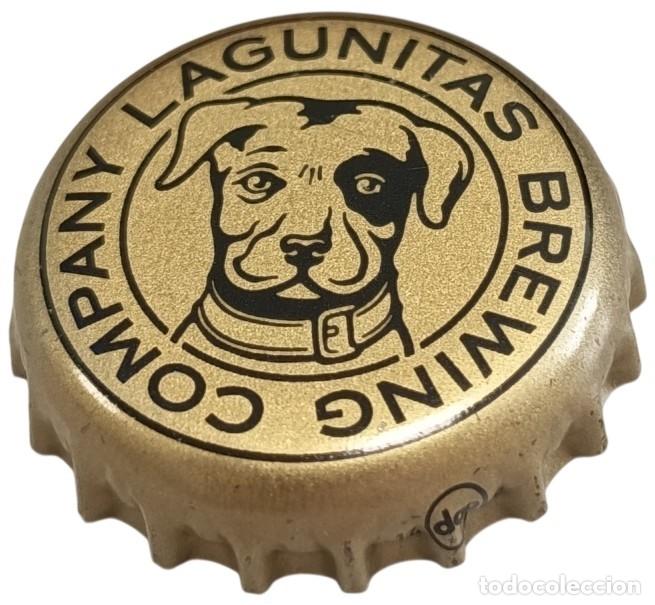 Coleccionismo de cervezas: Capsule Bi&egrave;re Beer Crown Cap Lagunitas Brewing Company Dor&eacute;e RP760 tap&oacute;n corona