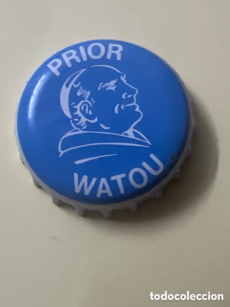 Coleccionismo de cervezas: T4/X18/F2. TAPON CORONA CAPSULA CHAPA CERVEZA PRIOR WATOU (B&Eacute;LGICA)