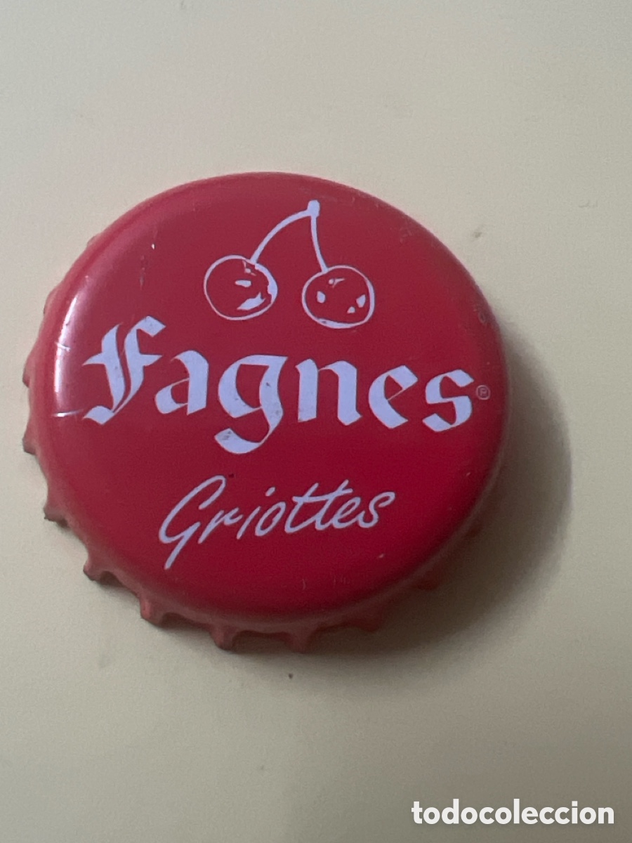 Coleccionismo de cervezas: T4/X18/G6. CHAPA CERVEZA - FAGNES GRIOTTES