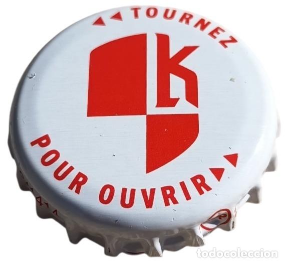 Coleccionismo de cervezas: Francia Capsule Bi&egrave;re Beer Crown Cap Kronenbourg Tournez pour Ouvrir RP145 tap&oacute;n corona