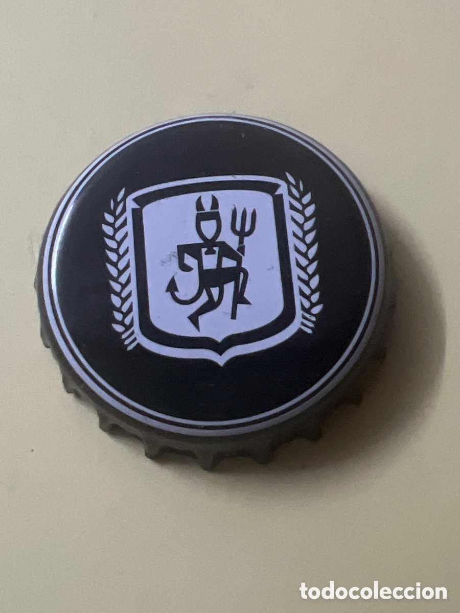 Coleccionismo de cervezas: T4/X17/C6. CHAPA CERVEZA - Capsule De Biere &rdquo;Jeanlain&rdquo; - Diable Avec Trident - Biere Francaise