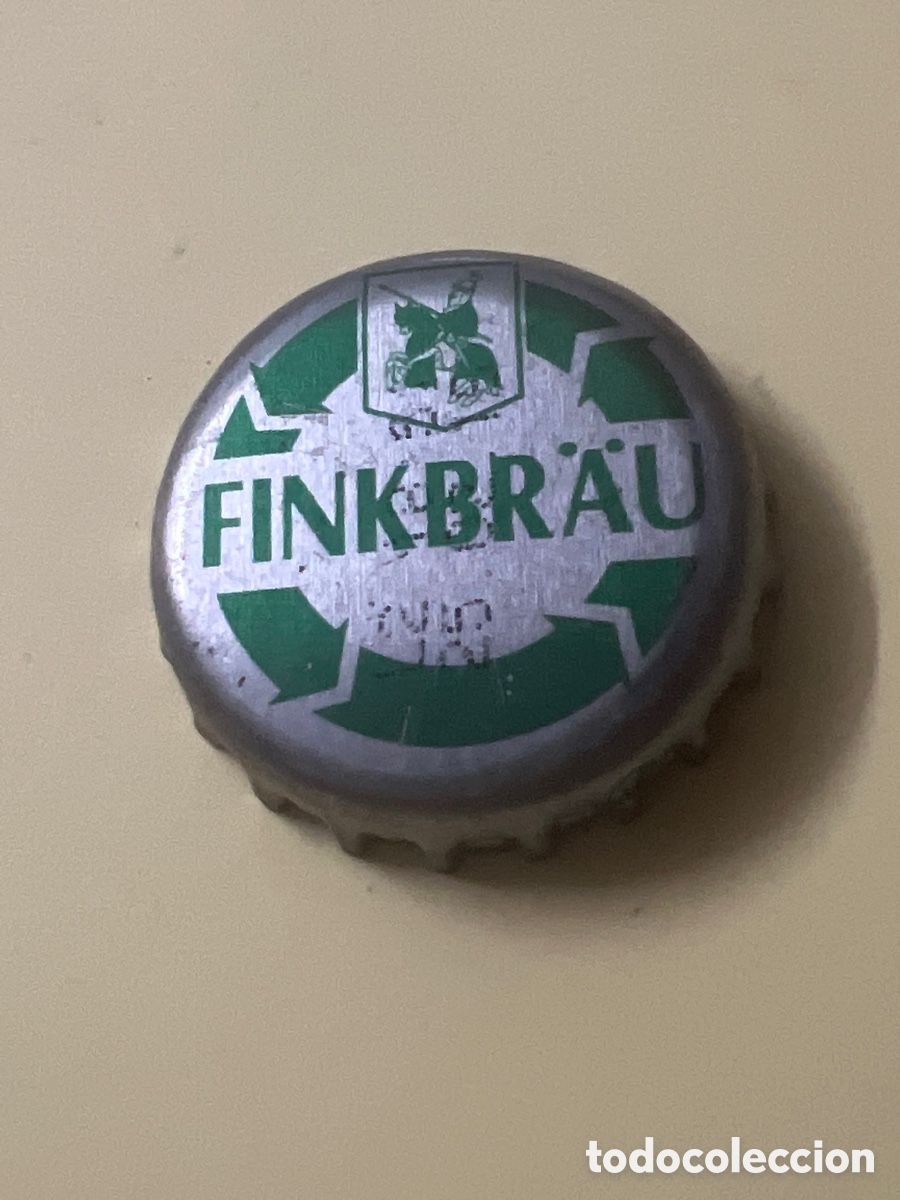 Coleccionismo de cervezas: T4/X17/D2. CHAPA CERVEZA FINKBR&Auml;U DE ALEMANIA