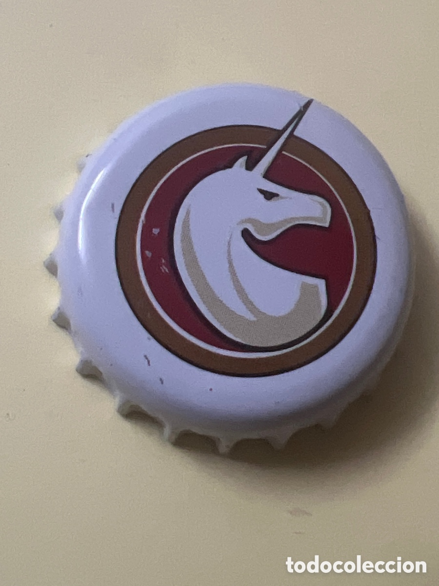 Coleccionismo de cervezas: T4/X17/F4. CHAPA CERVEZA - France Capsule Bi&egrave;re Beer Crown Cap Brasserie Licorne 67 Saverne